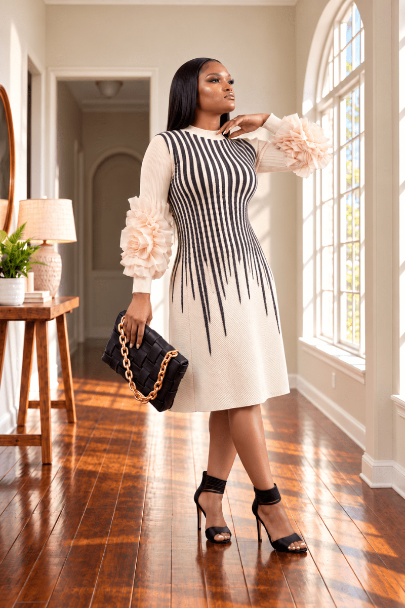 The Amara Ruffle Sleeve - Zuri Boutique