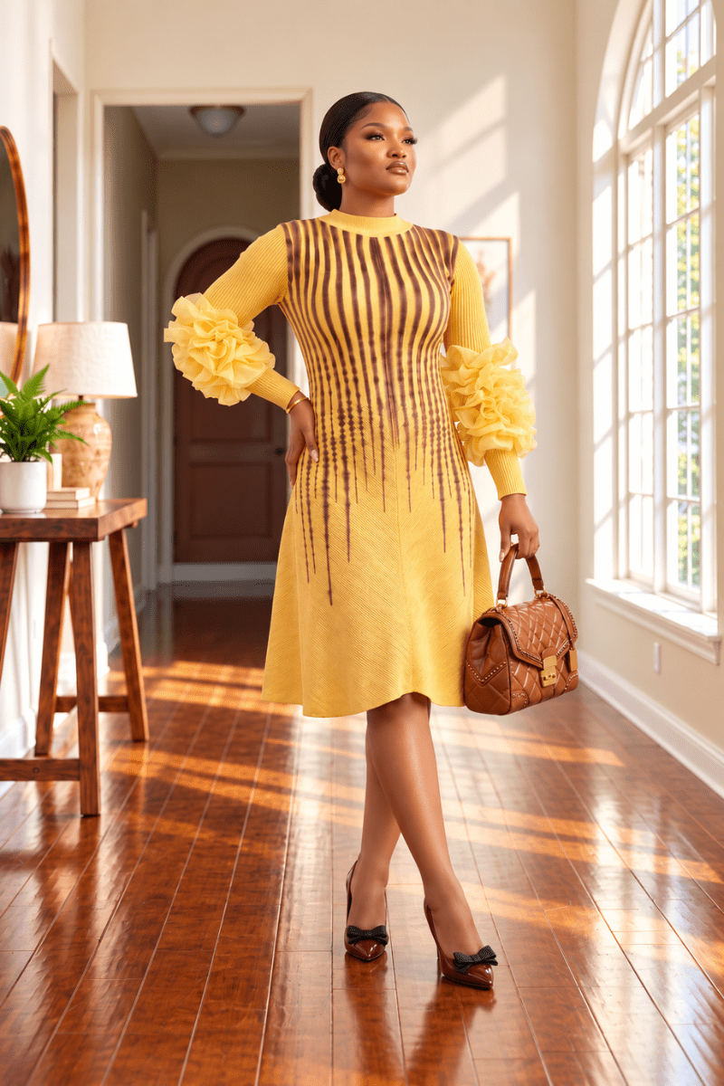 The Amara Ruffle Sleeve - Zuri Boutique