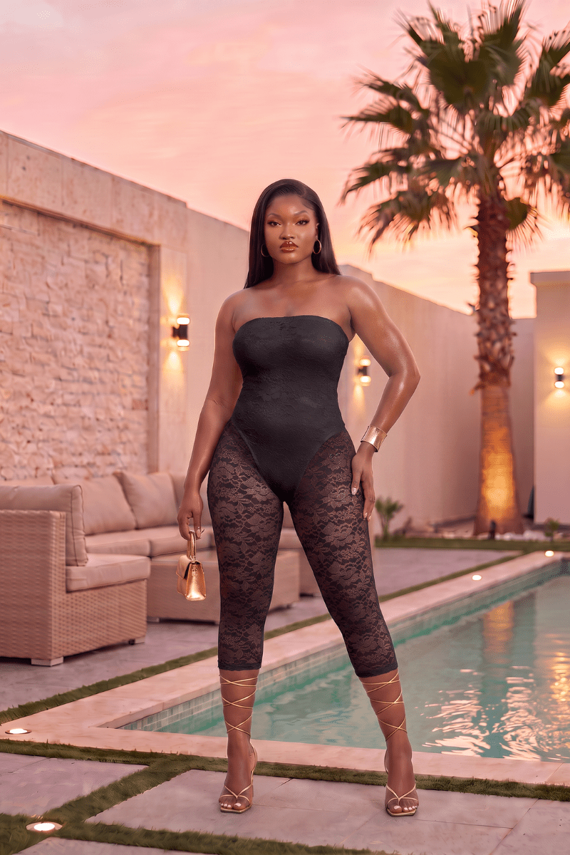 Allure Lace Jumpsuit - Zuri Boutique