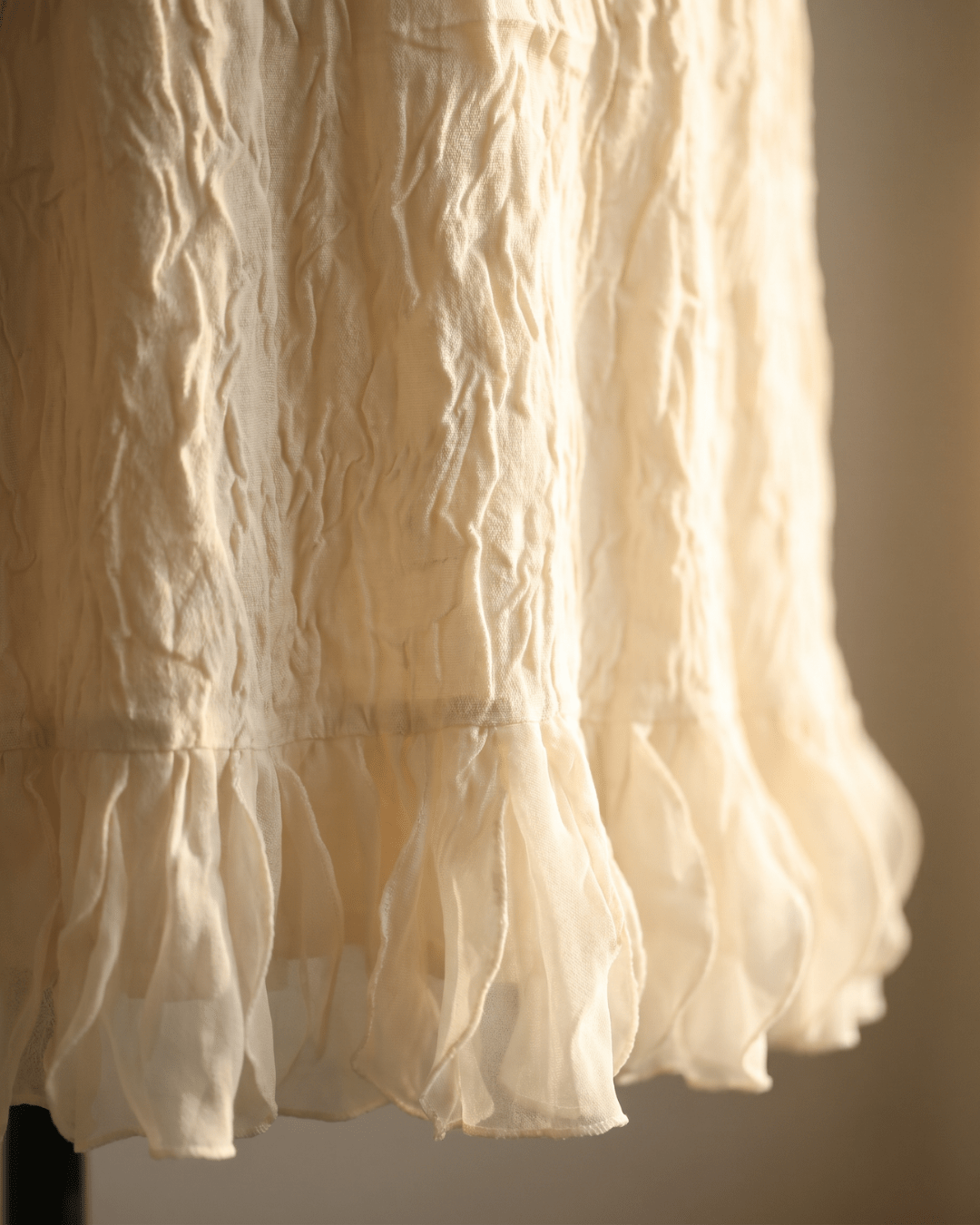 Seraphine Ruffle-Hem Midi Dress - Zuri Boutique