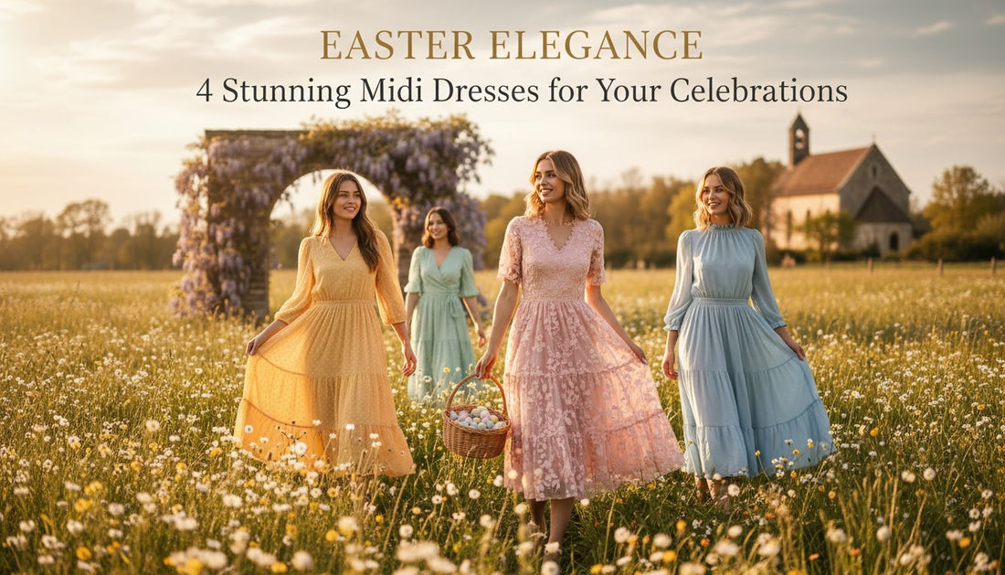 4 Stunning Midi Dresses for Your Easter Celebrations - Zuri Boutique