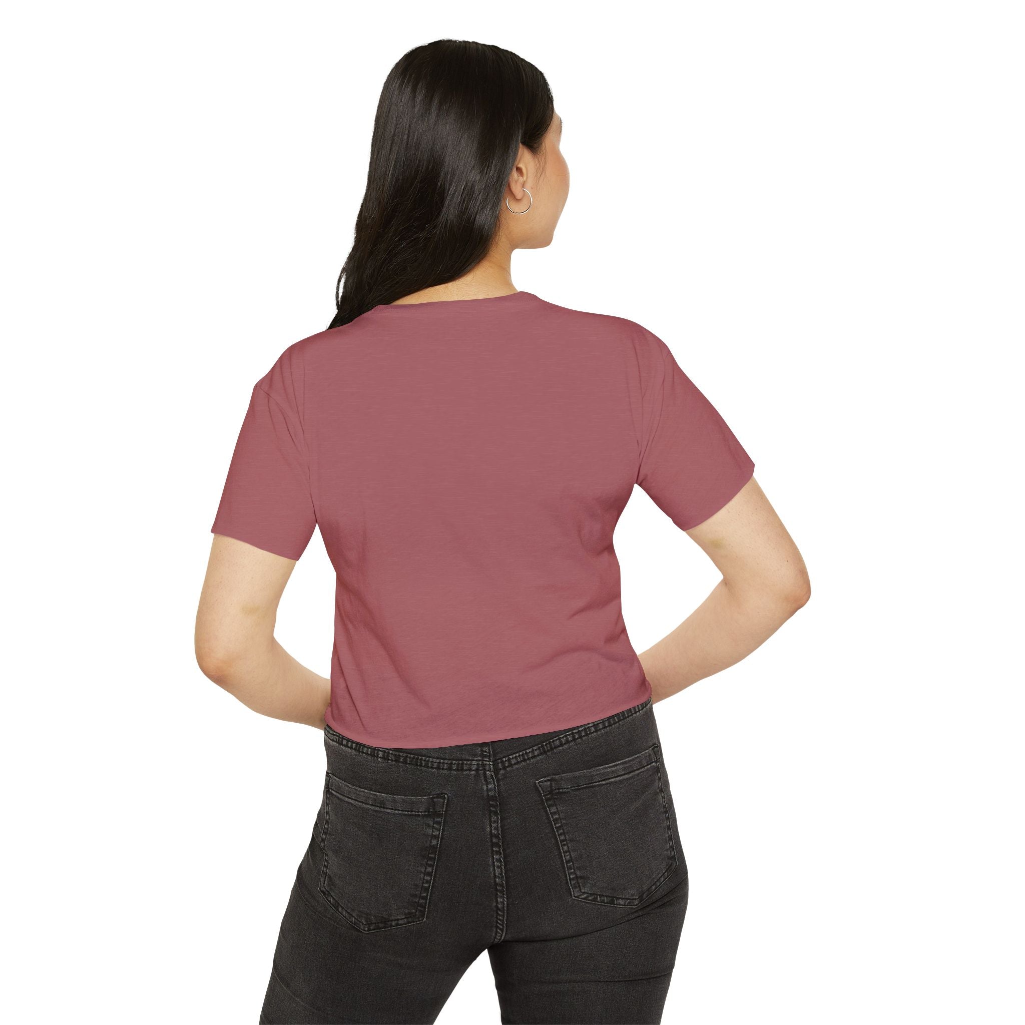 Covered By Grace Crop Top | Faith Christian Script Tee