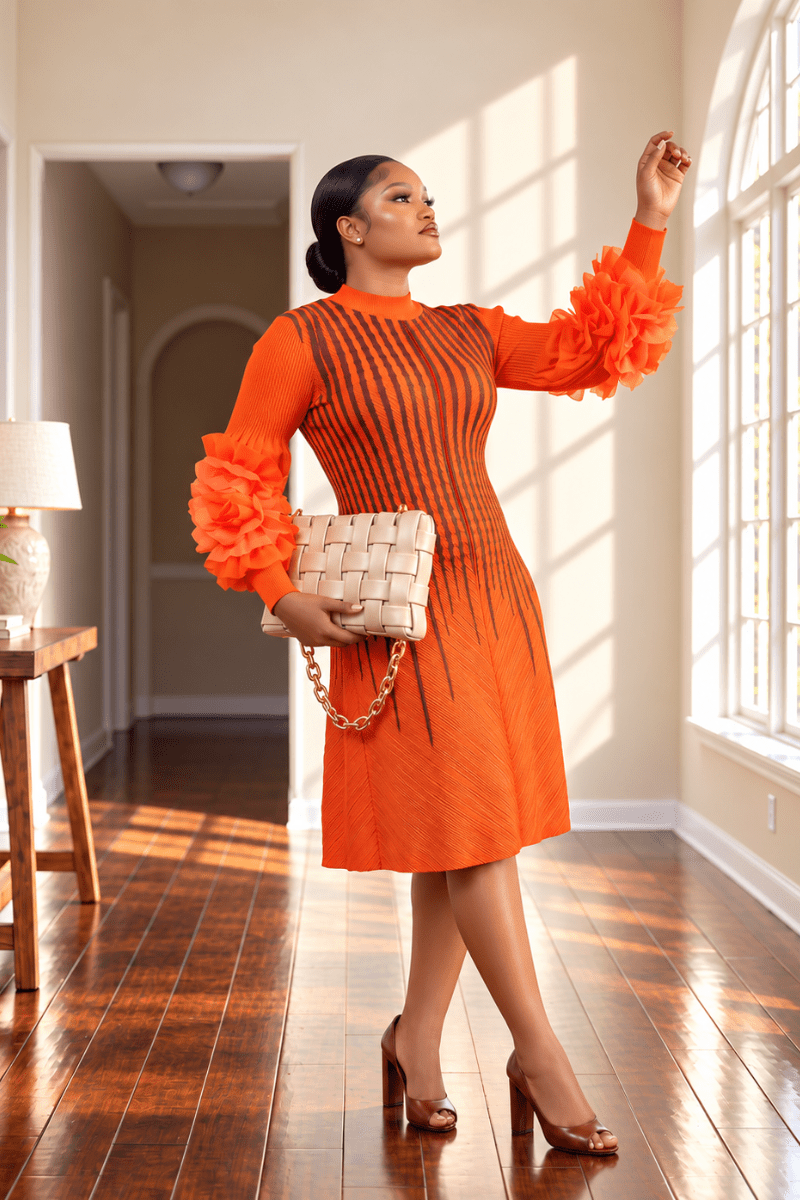 The Amara Ruffle Sleeve - Zuri Boutique