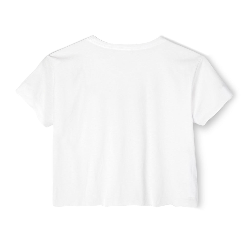 Covered By Grace Crop Top | Faith Christian Script Tee