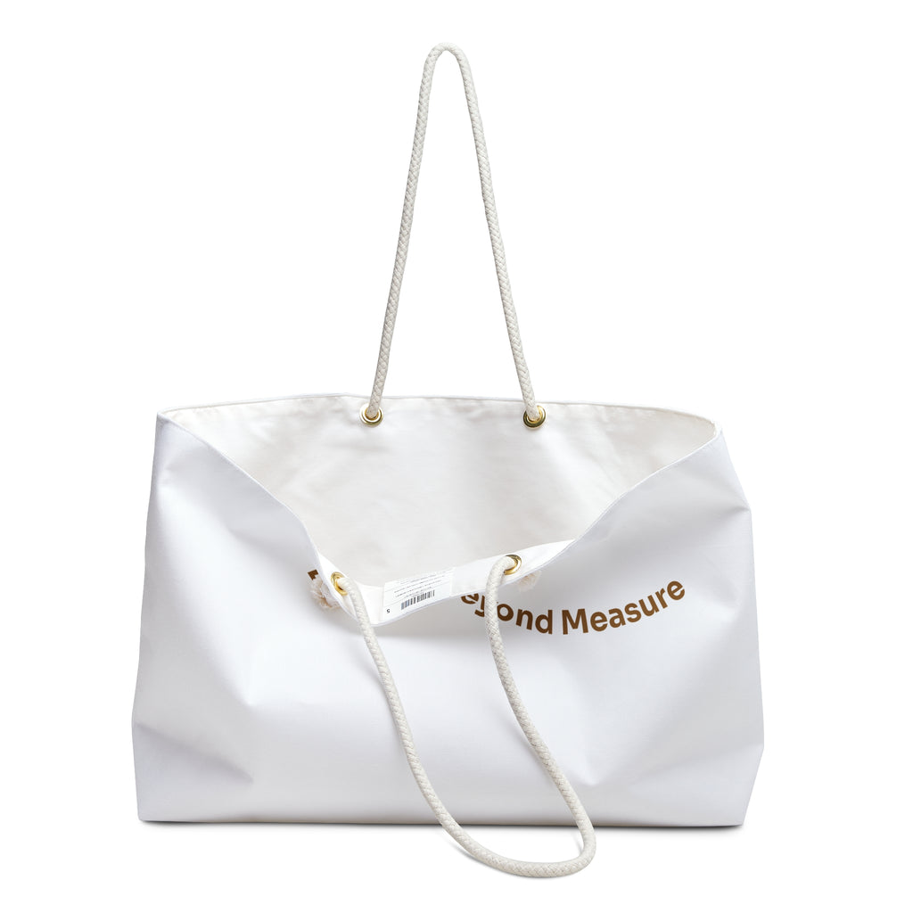 Blessed Beyond Measure Weekender Bag — Spacious Christian Travel Tote