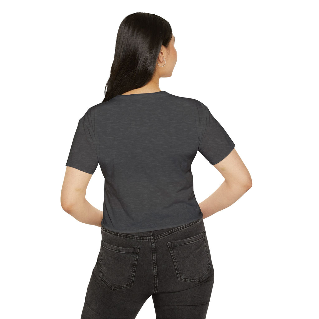 Covered By Grace Crop Top | Faith Christian Script Tee