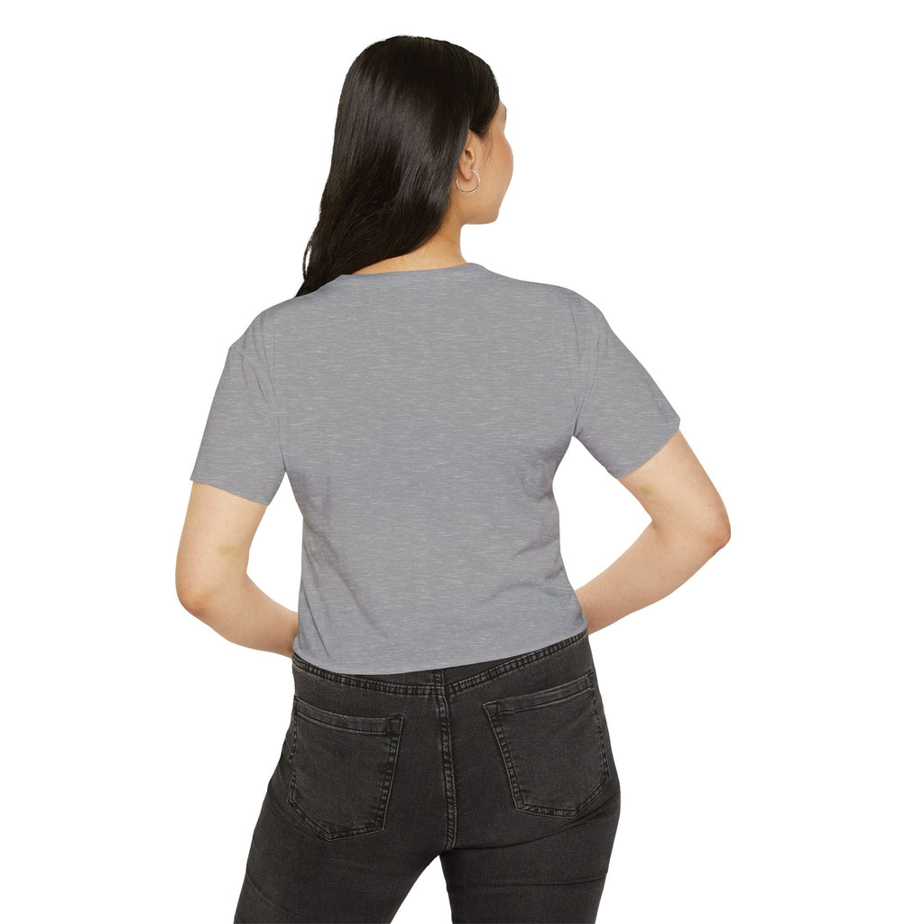 Covered By Grace Crop Top | Faith Christian Script Tee
