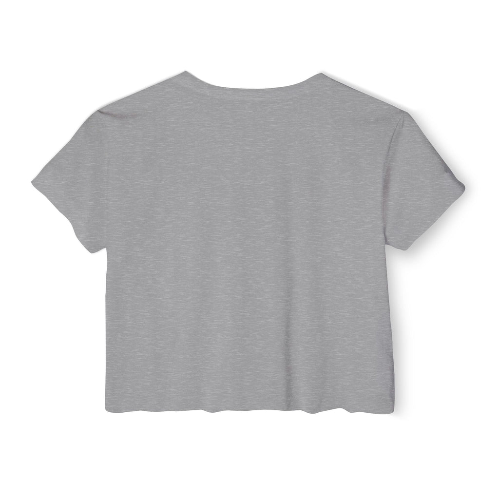 Covered By Grace Crop Top | Faith Christian Script Tee