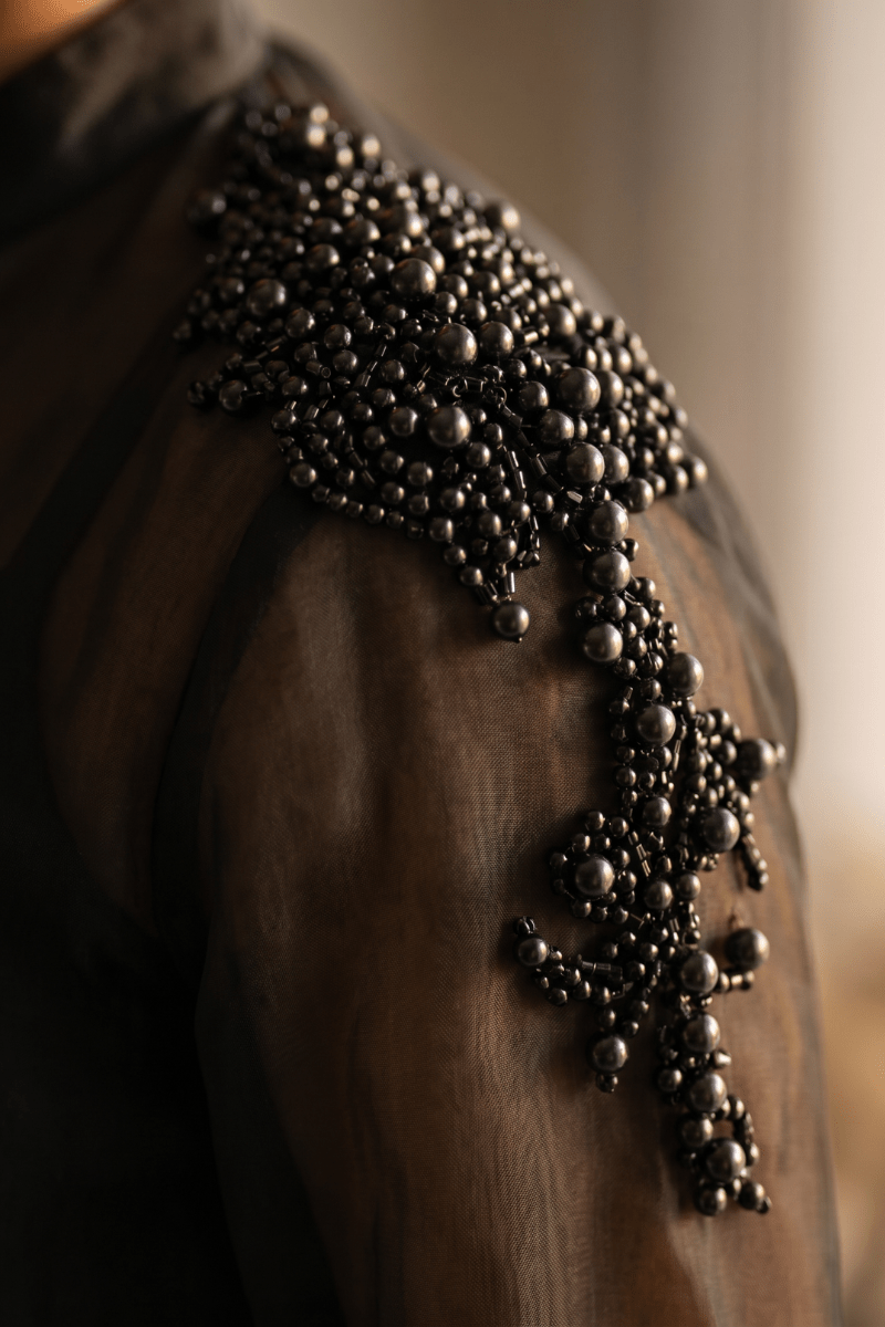Celeste Pearl-Beaded Midi - Zuri Boutique