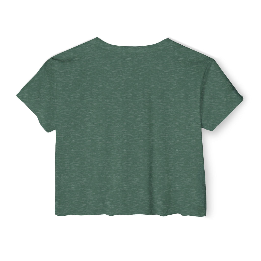 Covered By Grace Crop Top | Faith Christian Script Tee