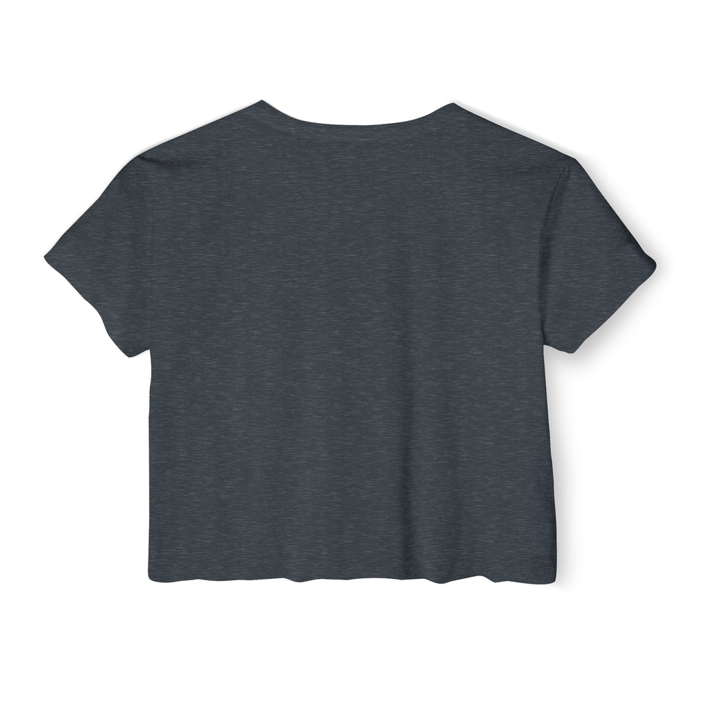 Covered By Grace Crop Top | Faith Christian Script Tee