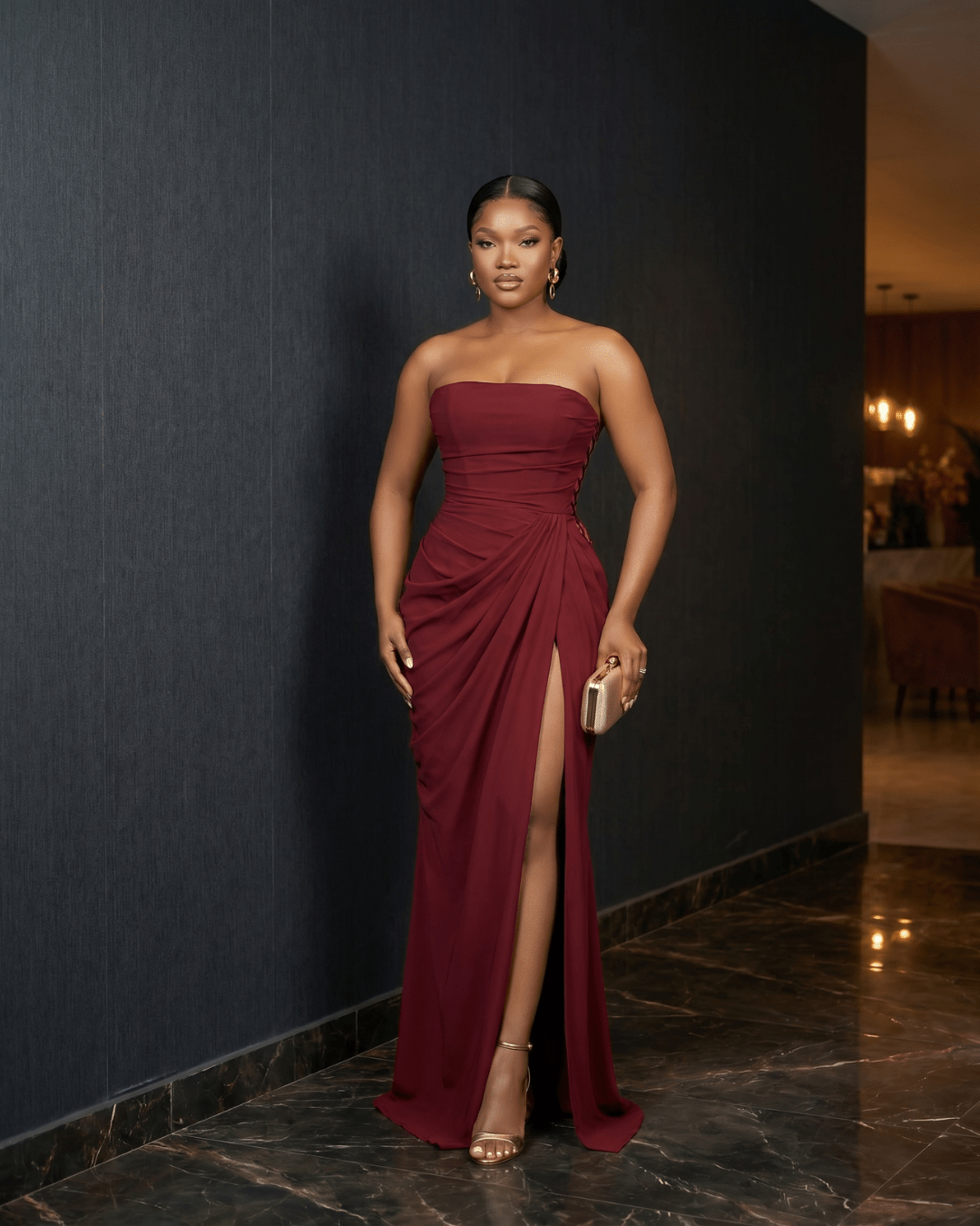 The Viviana Gown - Zuri Boutique