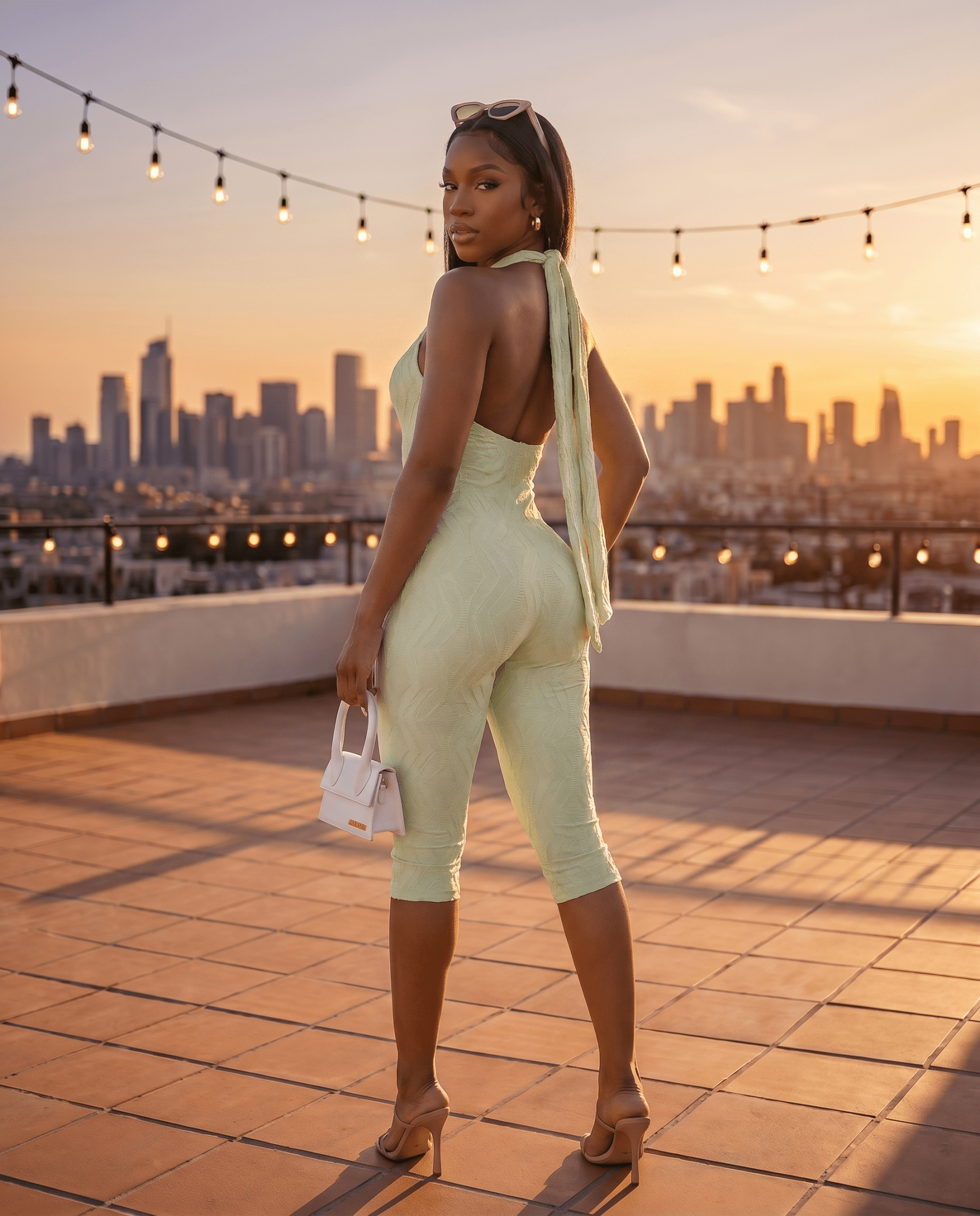 The Showstopper Halter Neck Bodycon Jumpsuit - Zuri Boutique
